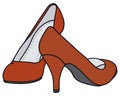 Red pumps Royalty Free Stock Photo