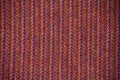 Red Purple and Orange Tweed Herringbone Textile Royalty Free Stock Photo