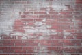 Red, purple and white toned brick wall texture background. Beautiful, dusty, new concrete blocks. Urban, stylish, dark backdrop Royalty Free Stock Photo