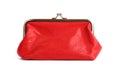 Red purse Royalty Free Stock Photo
