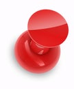 Red push pin Royalty Free Stock Photo