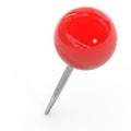 Red pushpin. Royalty Free Stock Photo