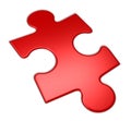 Red puzzle Royalty Free Stock Photo