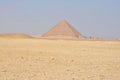 The Red Pyramid located at the Dahshur necropolis in Cairo, Egypt Royalty Free Stock Photo
