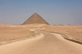 The Red pyramid of Dahshur in Giza, Egypt Royalty Free Stock Photo