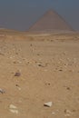 View of Red pyramid. Dahshur. Egypt Royalty Free Stock Photo