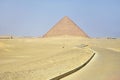 The Red Pyramid located at the Dahshur necropolis in Cairo, Egypt Royalty Free Stock Photo