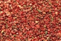 Red pyrope minerals (garnet) Royalty Free Stock Photo