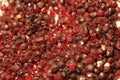 Red pyrope minerals (garnet) Royalty Free Stock Photo