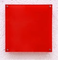 Red quadrate with pink frame