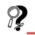 Red question mark icon design. Query, help, and problem-solving vector symbol. vector design Generative AI Royalty Free Stock Photo