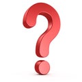 Red question mark Royalty Free Stock Photo