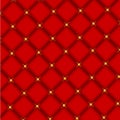 Red quilted texture Vector file Royalty Free Stock Photo