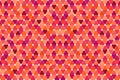 Red Quincunx Seamless Triangle Pattern