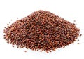 Red Quinoa Pile, Isolated on White Background, food, grain Royalty Free Stock Photo