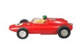 Red race car toy / Formula One red Royalty Free Stock Photo