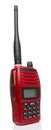 Red radio transceiver Royalty Free Stock Photo