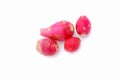 Organic red radishes Royalty Free Stock Photo