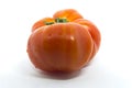 Red raf tomato on white background Royalty Free Stock Photo