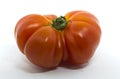 Red raf tomato on white background Royalty Free Stock Photo