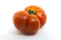 Red raf tomato on white background Royalty Free Stock Photo