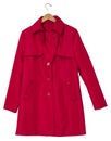 Red Raincoat on a Hanger