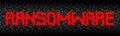 Ransomware text on hex code illustration Royalty Free Stock Photo