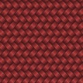 Red rattan background Royalty Free Stock Photo