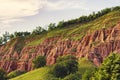 Red Ravine - Rapa Rosie - Romania, Alba Iulia Royalty Free Stock Photo