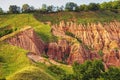 Red Ravine - Rapa Rosie - Romania, Alba Iulia Royalty Free Stock Photo