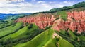 Red Ravine in Transylvania, Romania Royalty Free Stock Photo