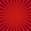 Red ray sunburst style abstract background