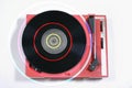 Red record player