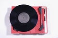 Red record player