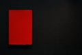 Red rectangle on a black background Royalty Free Stock Photo