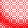 Red retro halftone circle pattern background from dots Royalty Free Stock Photo