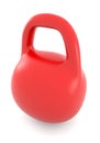 Red retro styled Dumbbell