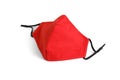 Red Reusable Fabric Face Mask