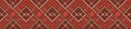 Red rhombus fabric lumberjack seamless pattern