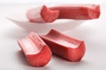 Red rhubarb Royalty Free Stock Photo