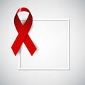 Red Ribbon Aids Day Symbol_