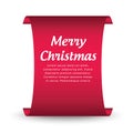 Red ribbon banner icon Royalty Free Stock Photo