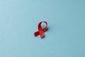 red ribbon for the fight against AIDS