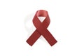 Red ribbon Hiv Aids Royalty Free Stock Photo