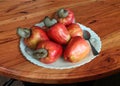 Red Ripe Cashew Fruits