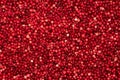 Red ripe fresh cranberries close-up. Fruit background. Cowberry, red bilberry, red whortleberry, foxberry, red huckleberry