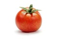 Red ripe tomatoe isolated on white background