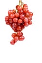Red ripe grape with drops of water Royalty Free Stock Photo