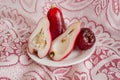 Red Ripe Otaheite Apples In White Plate