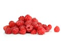 Red ripe raspberry pile Royalty Free Stock Photo